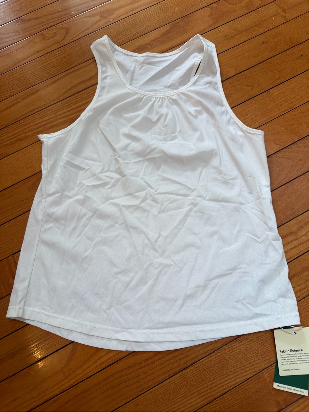 HALARA White Racerback Tank Top XS NWT